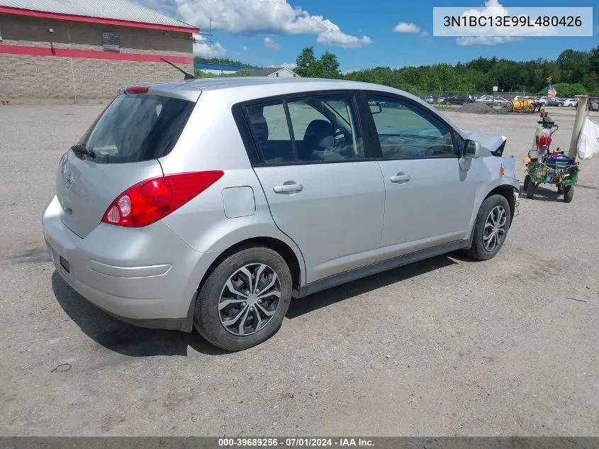 2009 Nissan Versa 1.8S VIN: 3N1BC13E99L480426 Lot: 39689256