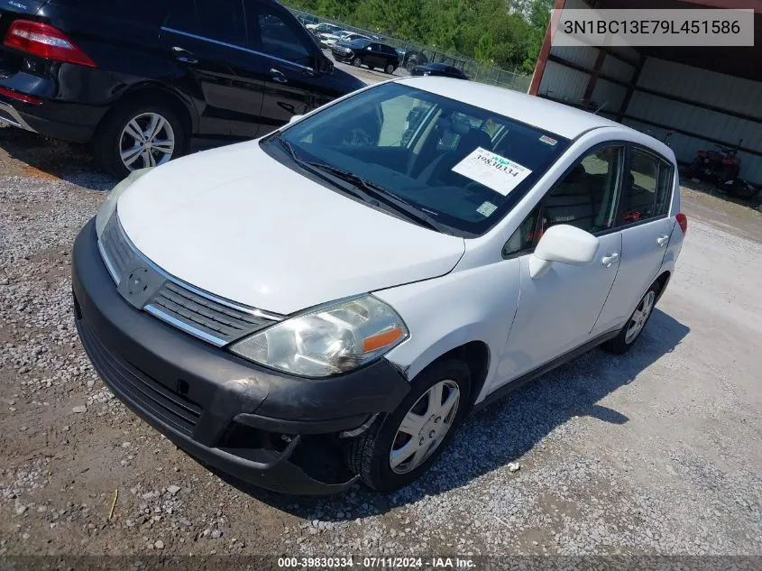 3N1BC13E79L451586 2009 Nissan Versa 1.8S