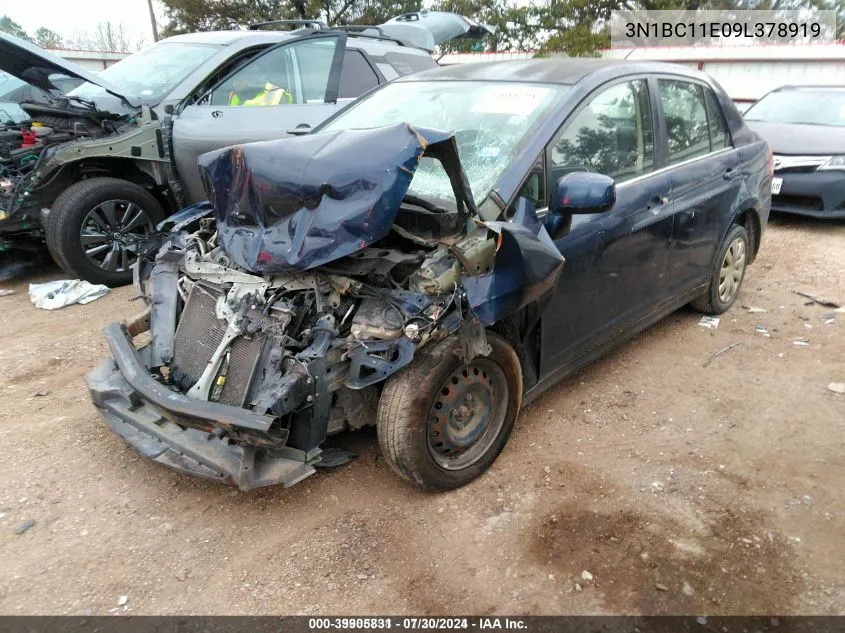 2009 Nissan Versa 1.8S VIN: 3N1BC11E09L378919 Lot: 39905831