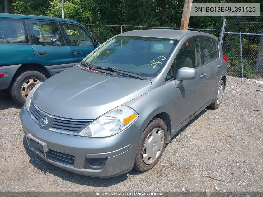 3N1BC13E49L391525 2009 Nissan Versa 1.8S