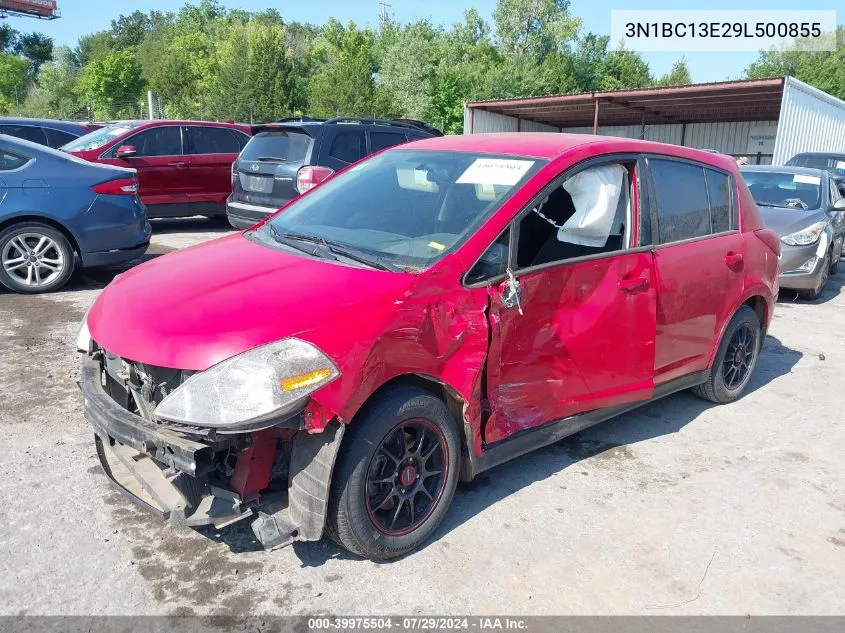 2009 Nissan Versa S/Sl VIN: 3N1BC13E29L500855 Lot: 39975504