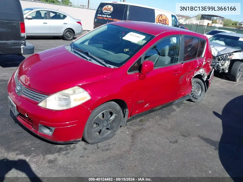 2009 Nissan Versa 1.8Sl VIN: 3N1BC13E99L366166 Lot: 40124482