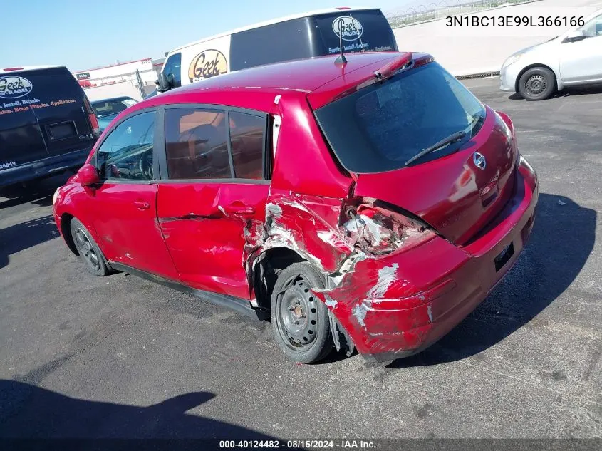 2009 Nissan Versa 1.8Sl VIN: 3N1BC13E99L366166 Lot: 40124482