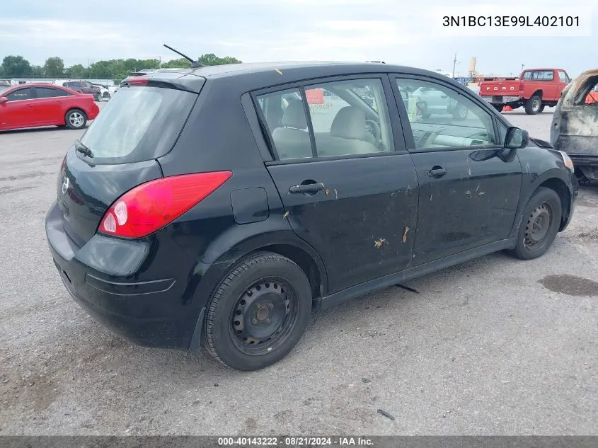 2009 Nissan Versa S/Sl VIN: 3N1BC13E99L402101 Lot: 40143222