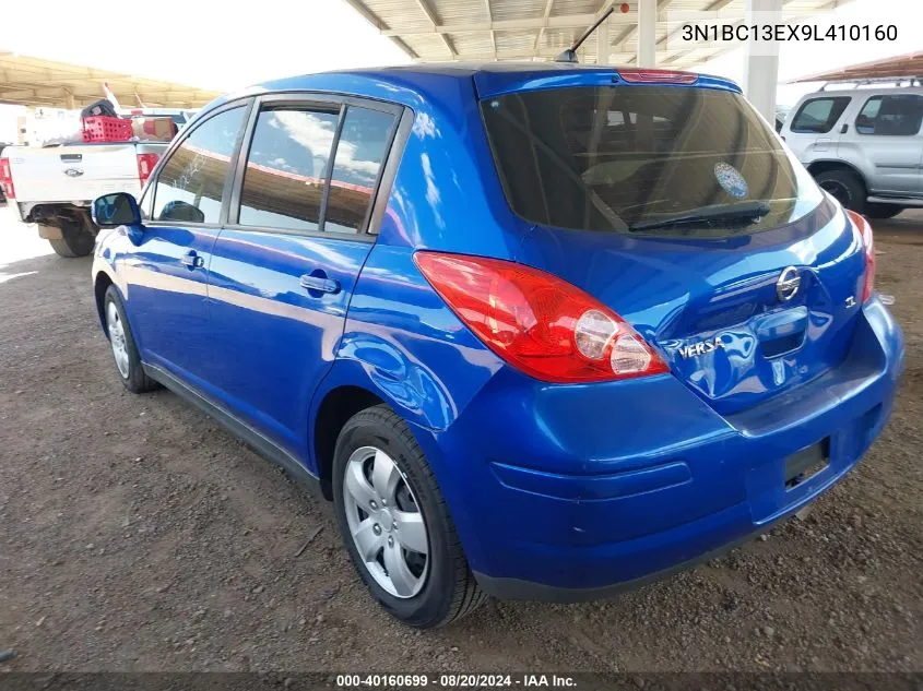 2009 Nissan Versa 1.8Sl VIN: 3N1BC13EX9L410160 Lot: 40160699