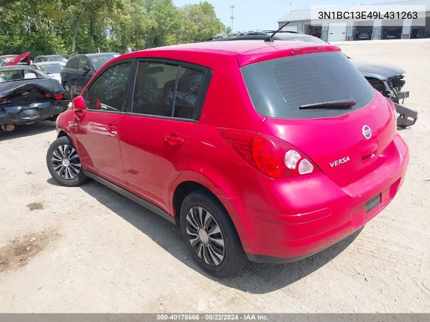 3N1BC13E49L431263 2009 Nissan Versa 1.8S