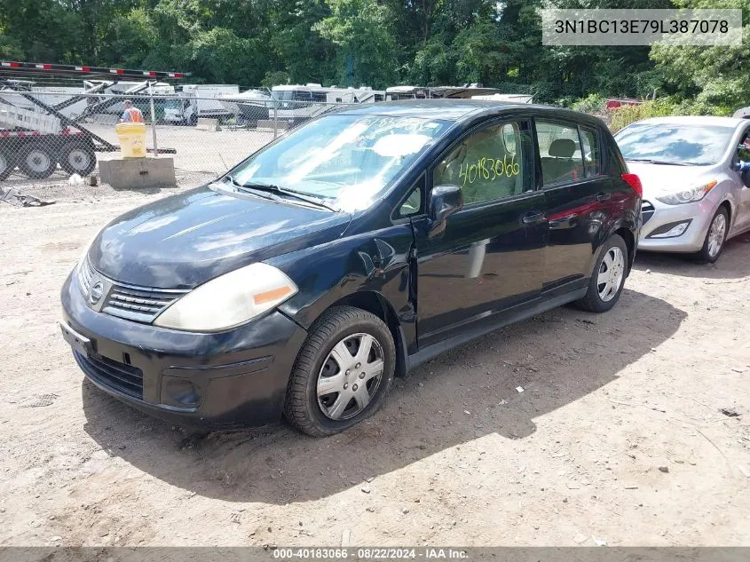 3N1BC13E79L387078 2009 Nissan Versa 1.8S