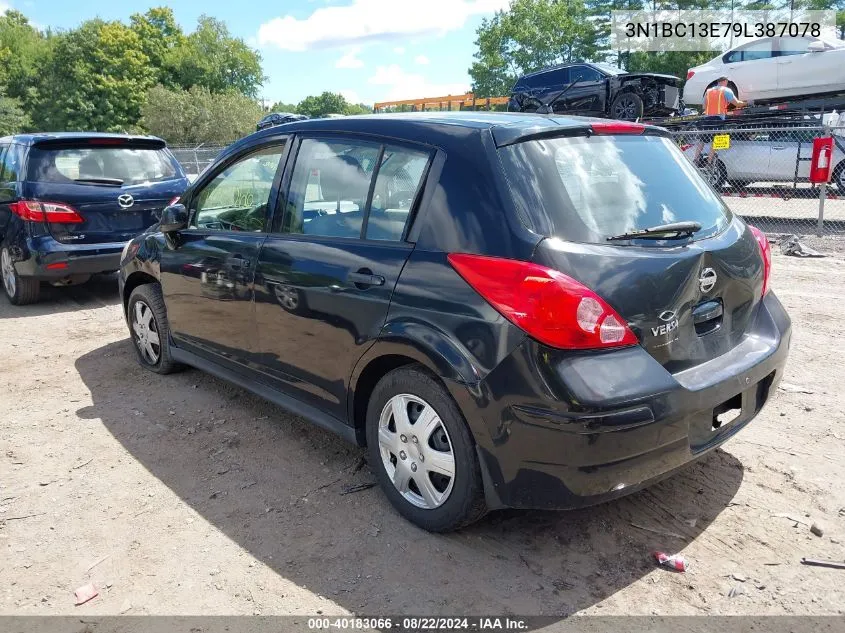 3N1BC13E79L387078 2009 Nissan Versa 1.8S