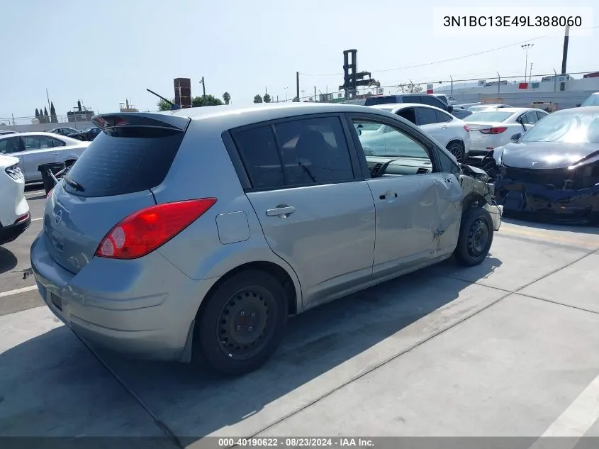 2009 Nissan Versa 1.8S VIN: 3N1BC13E49L388060 Lot: 40190622