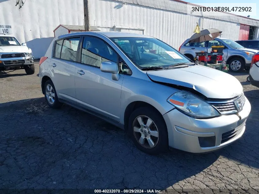 2009 Nissan Versa 1.8S VIN: 3N1BC13E89L472902 Lot: 40232070