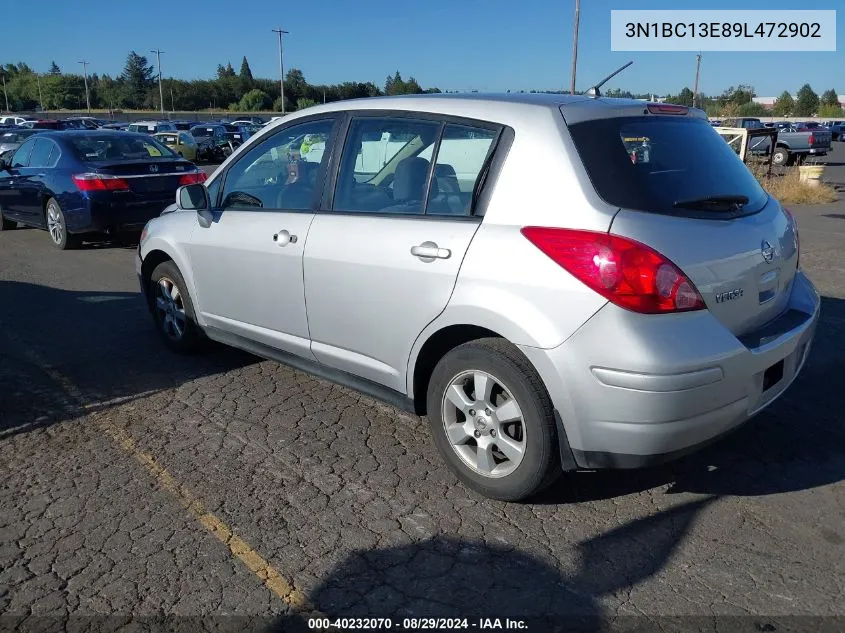 3N1BC13E89L472902 2009 Nissan Versa 1.8S