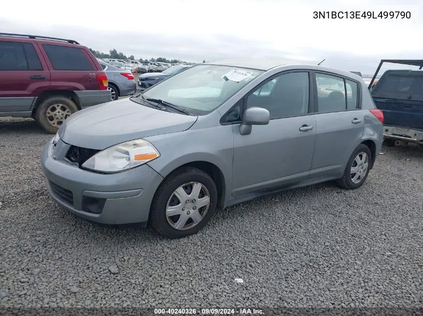 2009 Nissan Versa 1.8S VIN: 3N1BC13E49L499790 Lot: 40240326