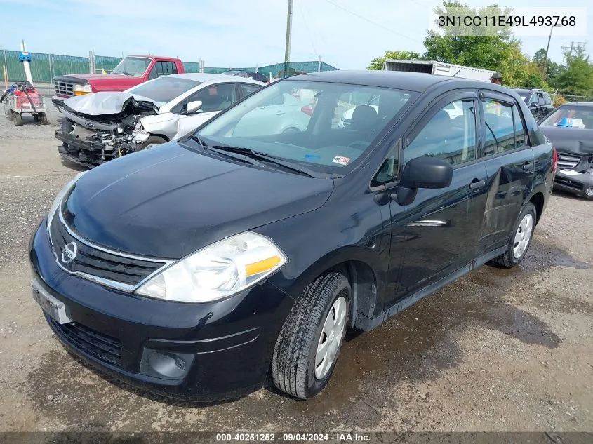 3N1CC11E49L493768 2009 Nissan Versa 1.6