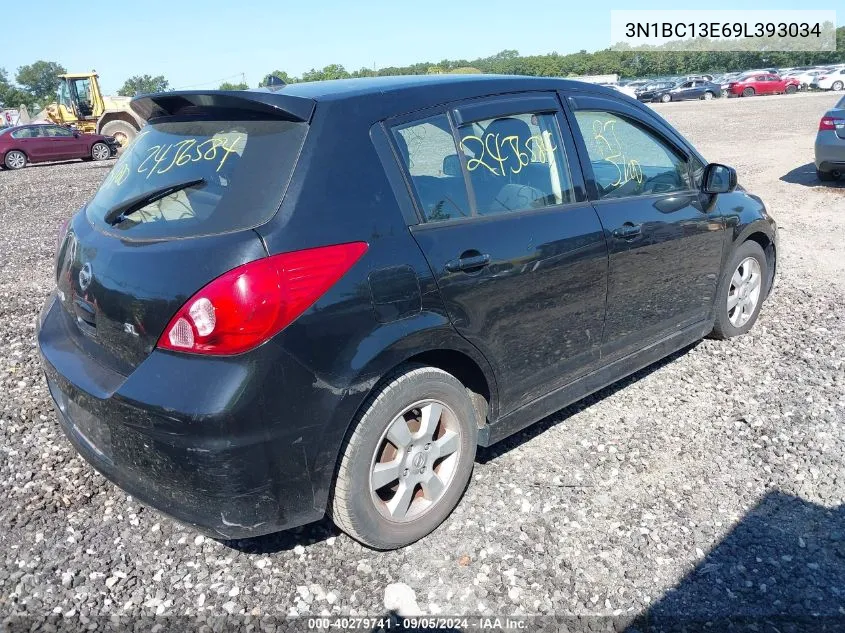 3N1BC13E69L393034 2009 Nissan Versa 1.8Sl