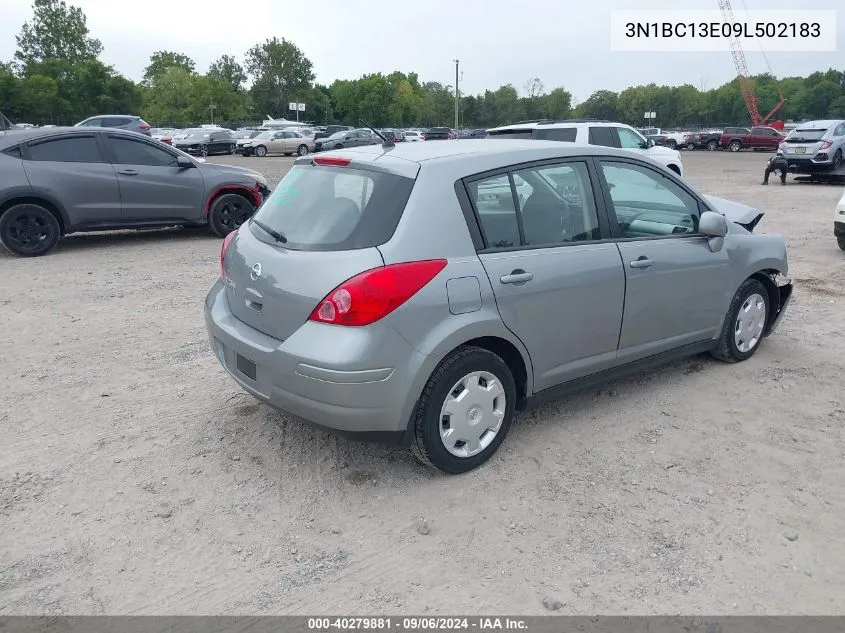 2009 Nissan Versa 1.8S VIN: 3N1BC13E09L502183 Lot: 40279881