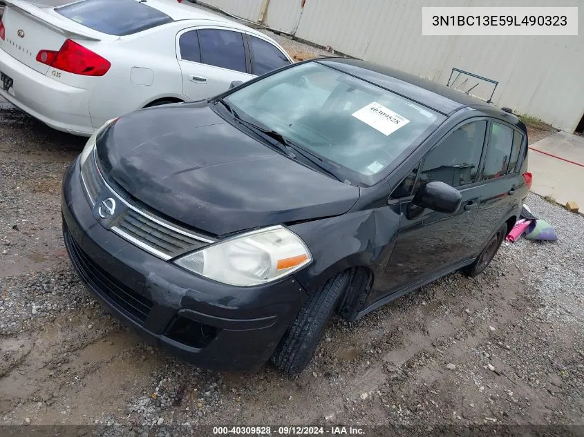 2009 Nissan Versa 1.8S VIN: 3N1BC13E59L490323 Lot: 40309528