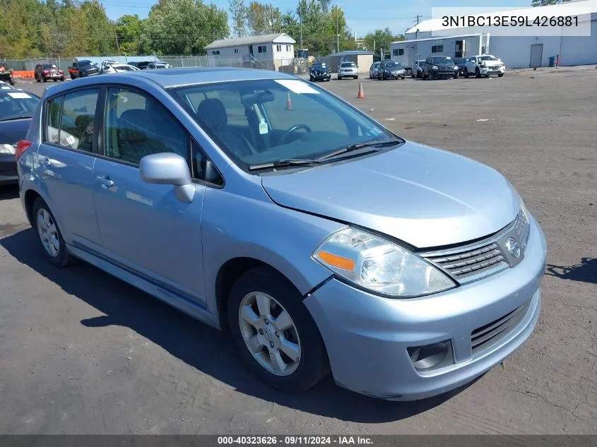 2009 Nissan Versa 1.8Sl VIN: 3N1BC13E59L426881 Lot: 40323626