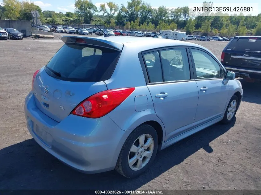 2009 Nissan Versa 1.8Sl VIN: 3N1BC13E59L426881 Lot: 40323626