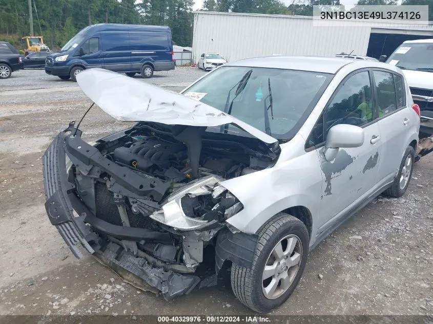 3N1BC13E49L374126 2009 Nissan Versa 1.8Sl