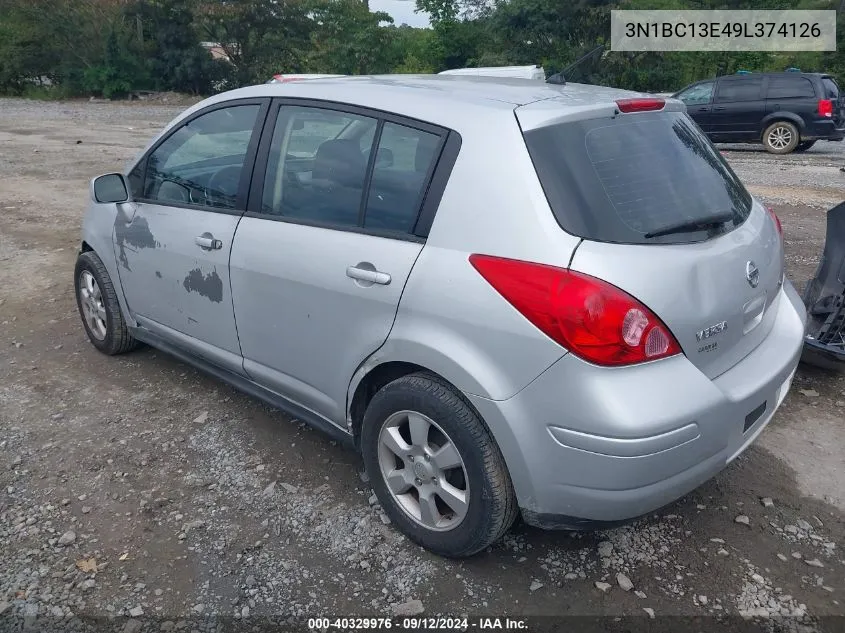 3N1BC13E49L374126 2009 Nissan Versa 1.8Sl