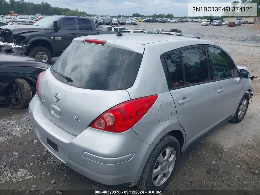 3N1BC13E49L374126 2009 Nissan Versa 1.8Sl