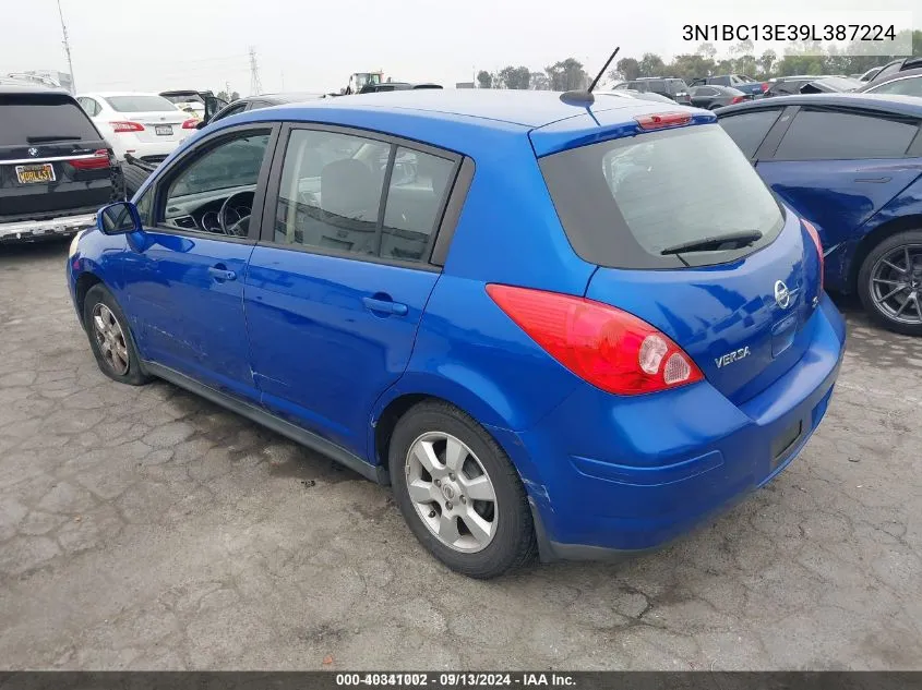 3N1BC13E39L387224 2009 Nissan Versa 1.8Sl