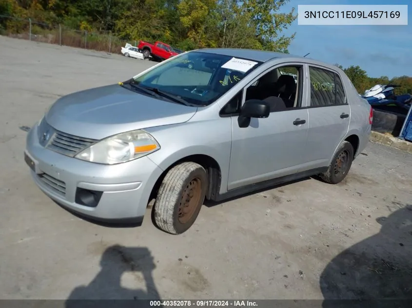 2009 Nissan Versa 1.6 VIN: 3N1CC11E09L457169 Lot: 40352078