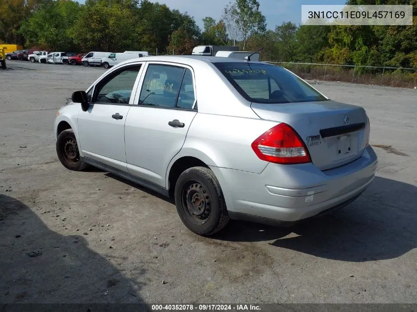 2009 Nissan Versa 1.6 VIN: 3N1CC11E09L457169 Lot: 40352078