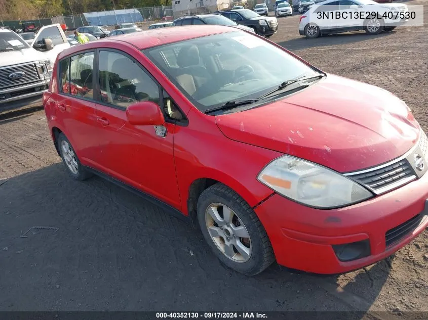 2009 Nissan Versa 1.8Sl VIN: 3N1BC13E29L407530 Lot: 40352130