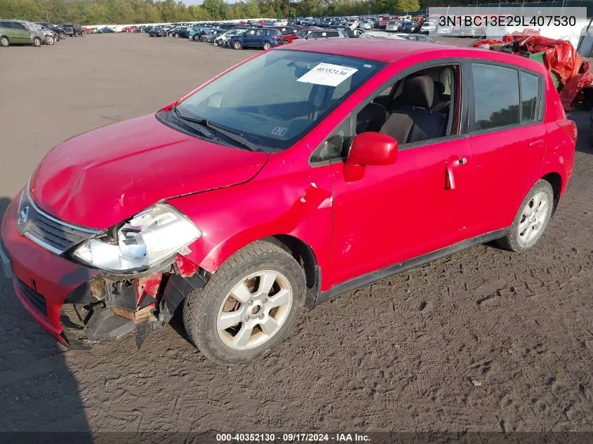 2009 Nissan Versa 1.8Sl VIN: 3N1BC13E29L407530 Lot: 40352130