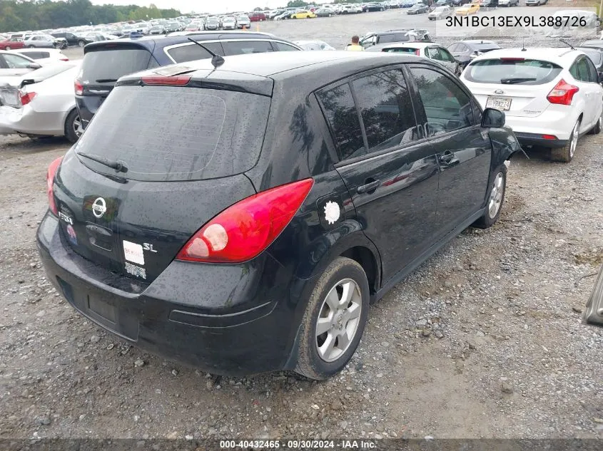 2009 Nissan Versa 1.8Sl VIN: 3N1BC13EX9L388726 Lot: 40432465