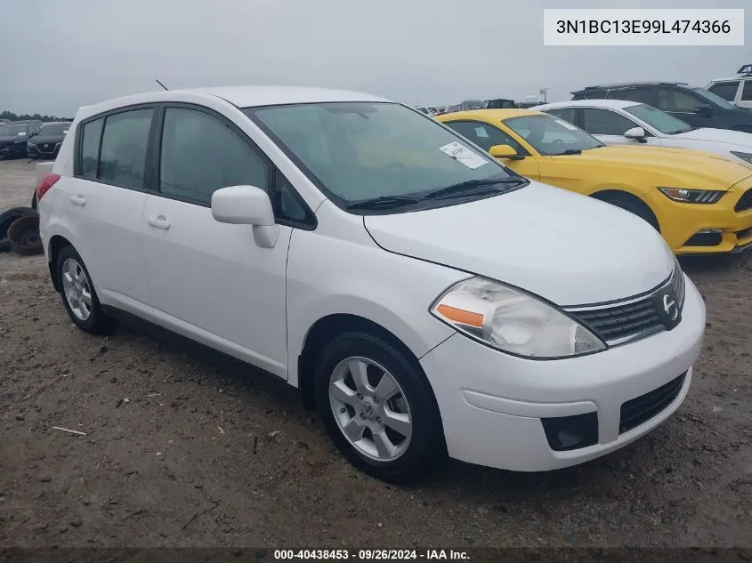 2009 Nissan Versa 1.8S VIN: 3N1BC13E99L474366 Lot: 40438453