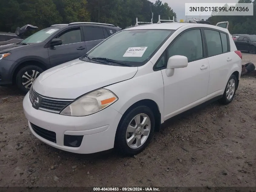 2009 Nissan Versa 1.8S VIN: 3N1BC13E99L474366 Lot: 40438453