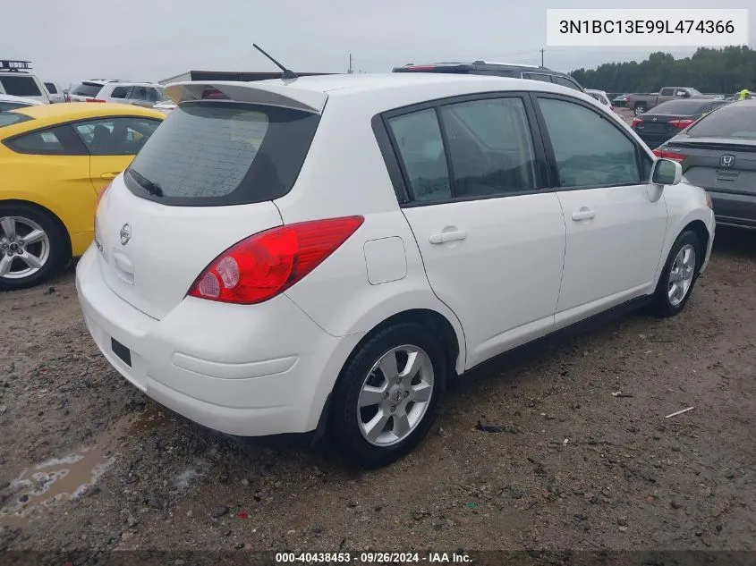 2009 Nissan Versa 1.8S VIN: 3N1BC13E99L474366 Lot: 40438453