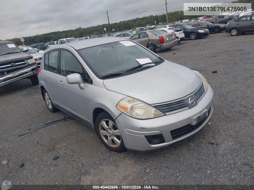 2009 Nissan Versa 1.8S VIN: 3N1BC13E79L475905 Lot: 40442666