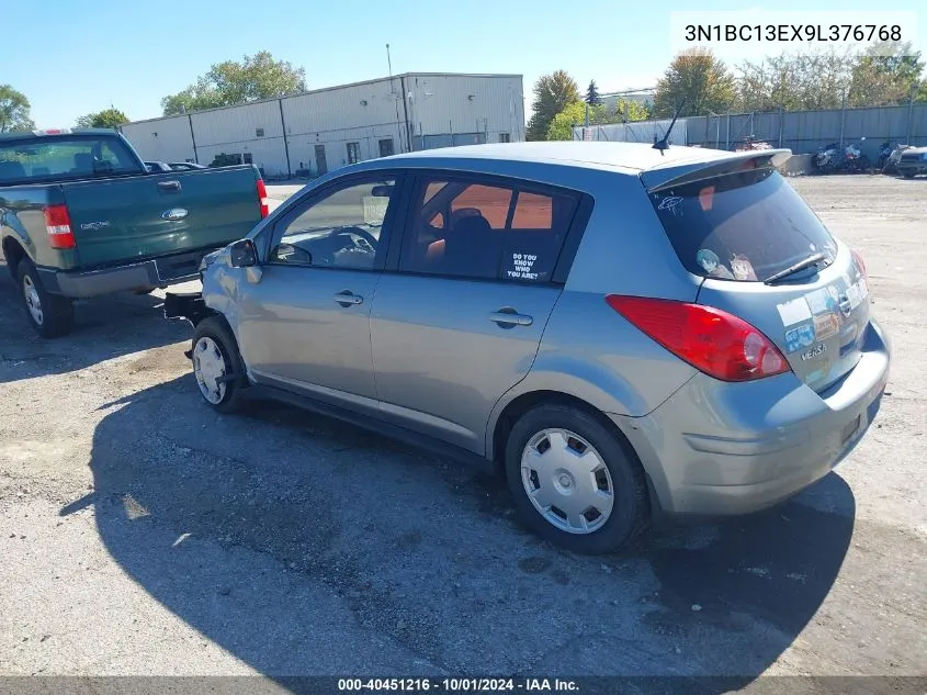 2009 Nissan Versa 1.8S VIN: 3N1BC13EX9L376768 Lot: 40451216