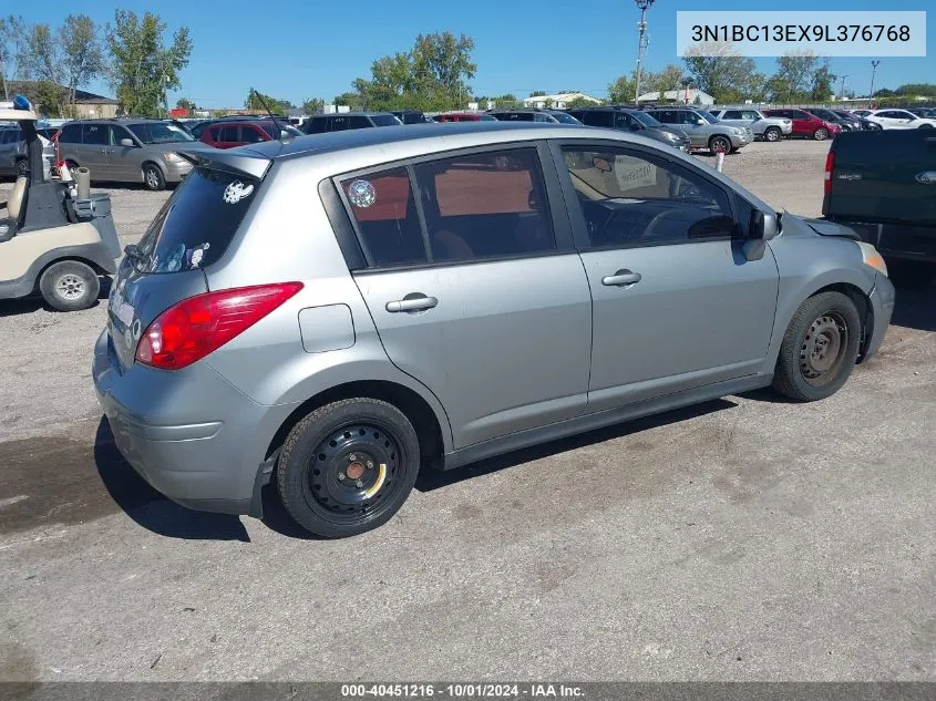 2009 Nissan Versa 1.8S VIN: 3N1BC13EX9L376768 Lot: 40451216