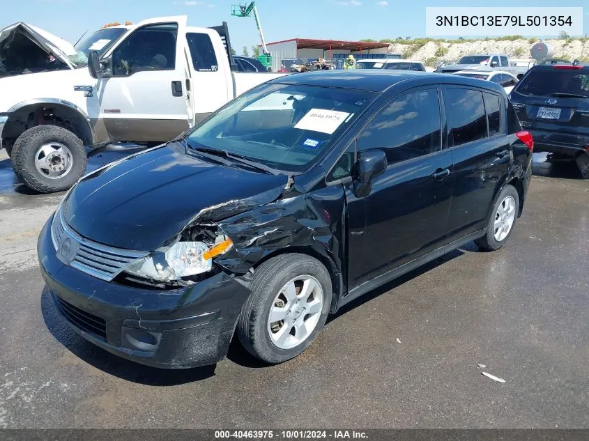 2009 Nissan Versa 1.8S VIN: 3N1BC13E79L501354 Lot: 40463975