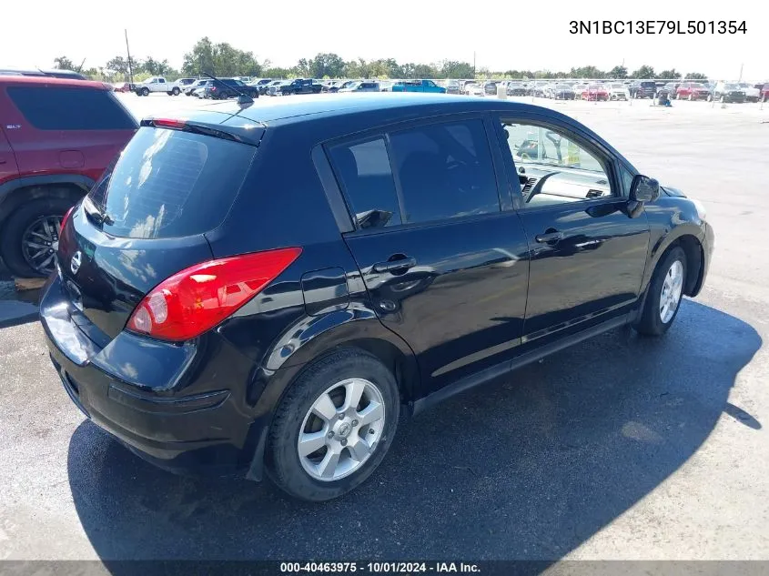 2009 Nissan Versa 1.8S VIN: 3N1BC13E79L501354 Lot: 40463975