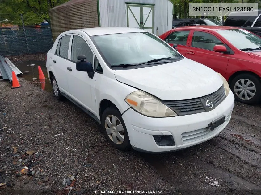 2009 Nissan Versa S/Sl VIN: 3N1CC11EX9L423580 Lot: 40466818