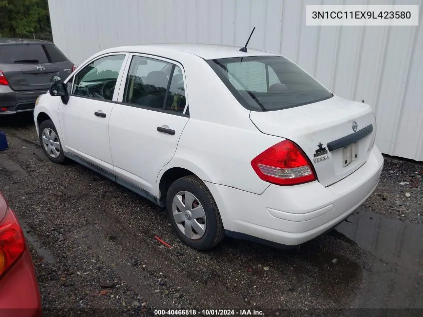 2009 Nissan Versa S/Sl VIN: 3N1CC11EX9L423580 Lot: 40466818