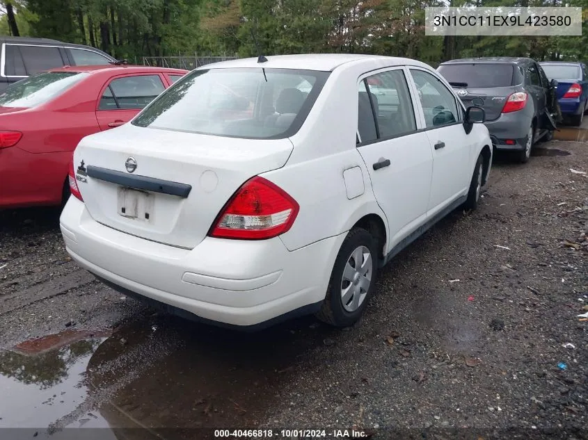 2009 Nissan Versa S/Sl VIN: 3N1CC11EX9L423580 Lot: 40466818