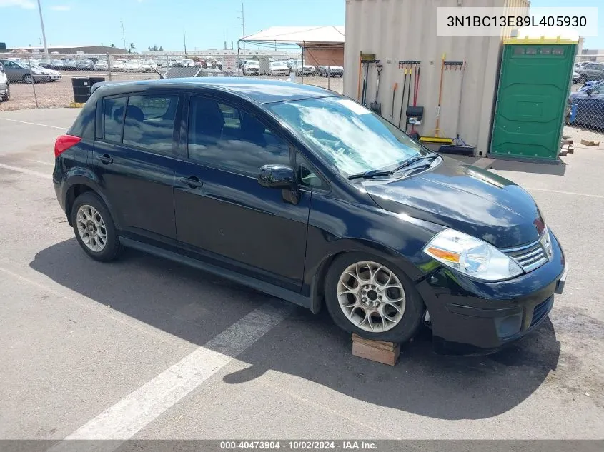 2009 Nissan Versa 1.8S VIN: 3N1BC13E89L405930 Lot: 40473904