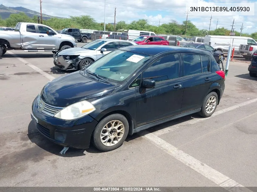 2009 Nissan Versa 1.8S VIN: 3N1BC13E89L405930 Lot: 40473904