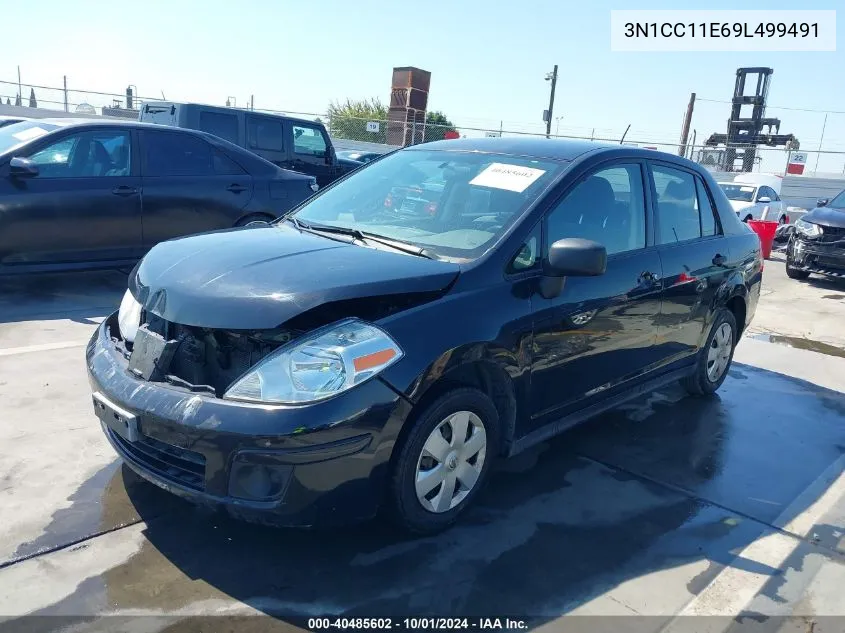 3N1CC11E69L499491 2009 Nissan Versa 1.6