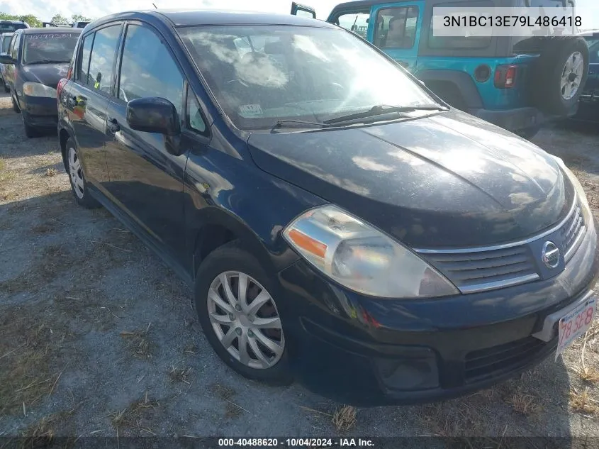 2009 Nissan Versa 1.8S VIN: 3N1BC13E79L486418 Lot: 40488620