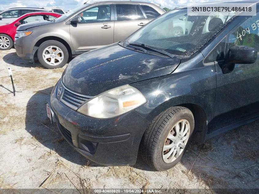 2009 Nissan Versa 1.8S VIN: 3N1BC13E79L486418 Lot: 40488620