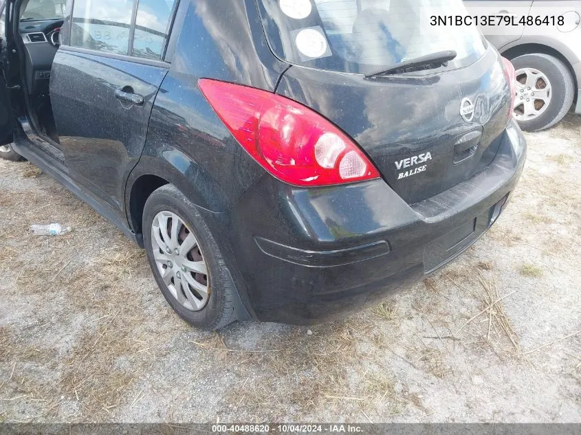 2009 Nissan Versa 1.8S VIN: 3N1BC13E79L486418 Lot: 40488620