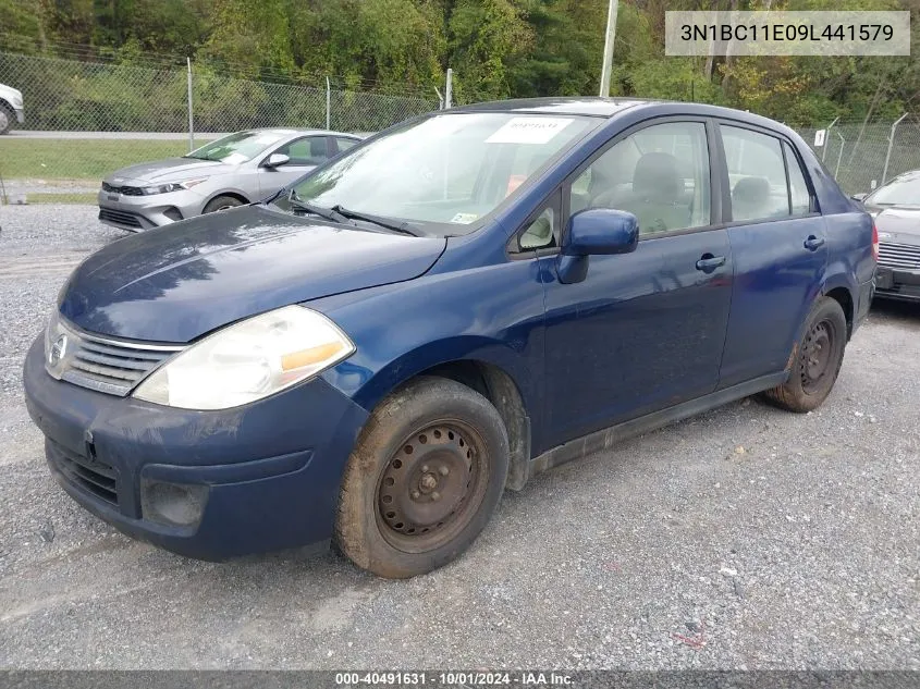 2009 Nissan Versa 1.8S VIN: 3N1BC11E09L441579 Lot: 40491631