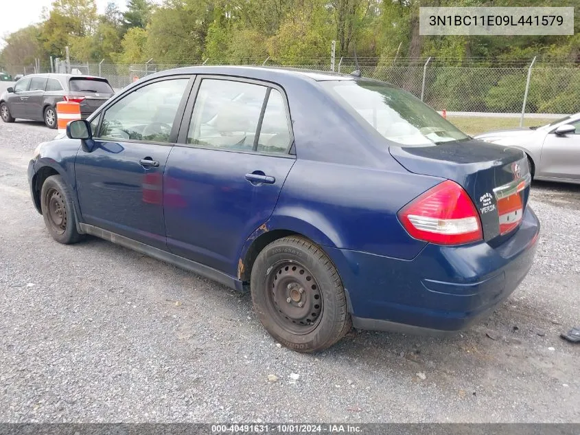 2009 Nissan Versa 1.8S VIN: 3N1BC11E09L441579 Lot: 40491631